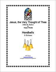 Jesus, the Very Thought of Thee Handbell sheet music cover Thumbnail